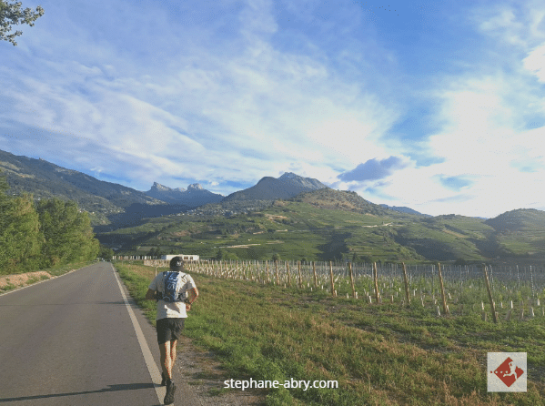 Sion Sanetsch en course à pied